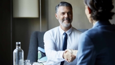 Business people shaking hands