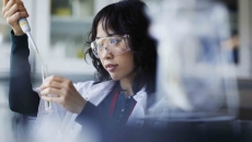 Scientist working in a lab