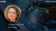 Danielle Morrison, All Covered_Hands typing on laptop with security icons Photo by Urupong/iStock/Getty Images Plus