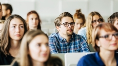Students in a classroom
