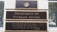 Department of Veteran's Affairs sign