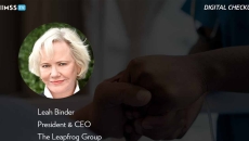 Leah Binder at Leapfrog Group_Hospital patient holding nurse's hand Photo by Bevan Goldswain/E+/Getty Images