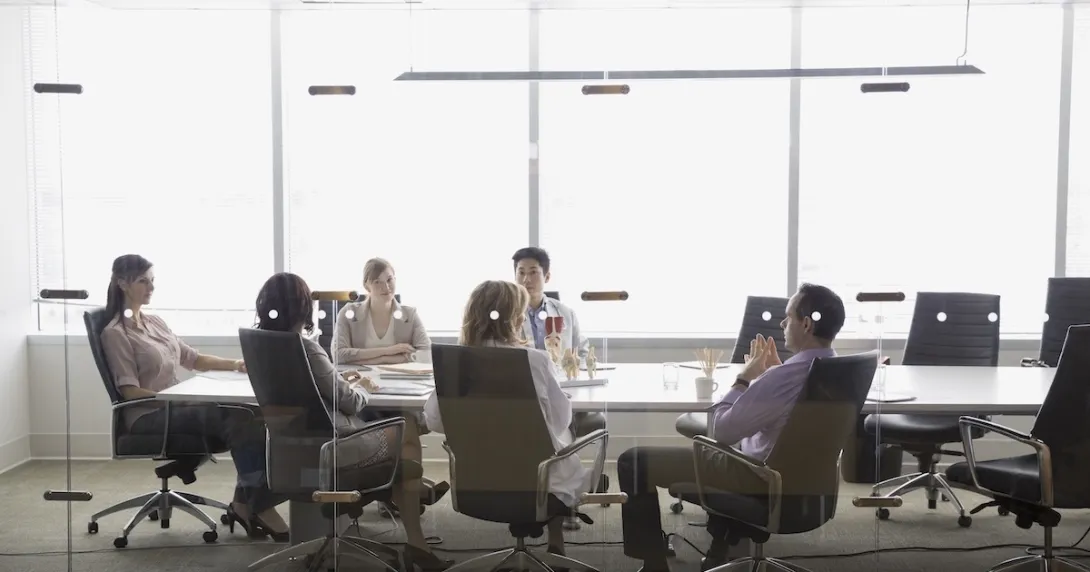 Executives in a meeting