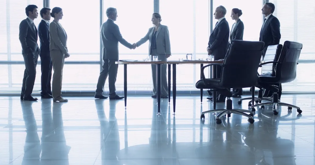 Executives in a conference