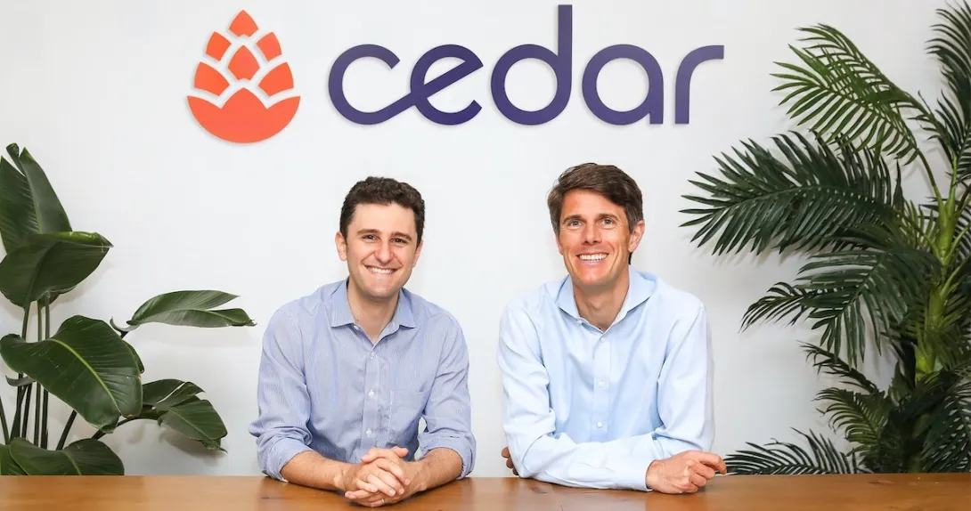 Cedar cofounders Arel Lidow and Florian Otto