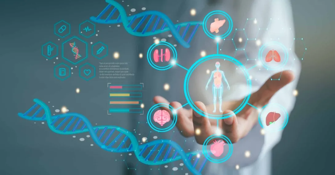 Abstract images of various technologies