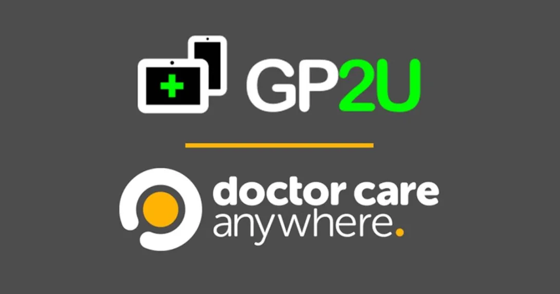 GP2U and Doctor Care Anywhere logos